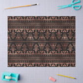 Roos Gold Art Deco over zwarte ontkoppeling Tissuepapier (Craft)