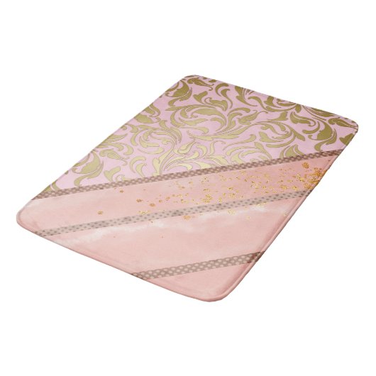 Roos Gold Bath Mat (Gekanteld)
