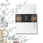 Roos Gold Belly Band voor bruiloft uitnodigingen Uitnodigingen Wikkel