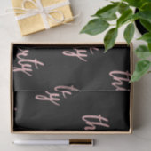 Roos Gold Black 30 verjaardag Glitter "Dertig" Tissuepapier (Geschenk)