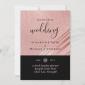 Roos Gold Black Glitter Folie WEDING (Voorkant)