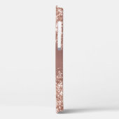 Roos Gold Bling Luxury Case-Mate iPhone Case (Achterkant / Links)