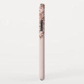 Roos Gold Bling Luxury Case-Mate iPhone Case (Achterkant/rechts)