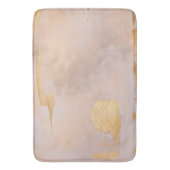Roos Gold Blush en Gold Texture Badmat (Voorkant Verticaal)
