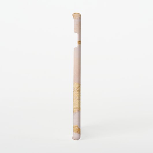 Roos Gold Blush en Gold Texture Samsung Galaxy Hoesje (Rechterkant)