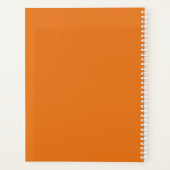 Roos Gold Blush Ombre Glitter op Trendy Marble Planner (Achterkant)