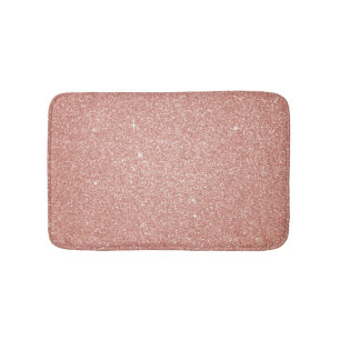Roos Gold - Blush Pink Glitter and Sparkle Badmat