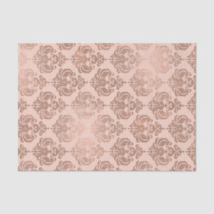 Roos Gold Blush Pink Modern Glam Damask Tissuepapier