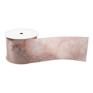 Roos Gold Blush roze geode glitter Lint