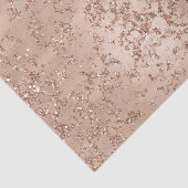 Roos Gold Blush Roze gloed Sparkle Crackle Chic Tissuepapier (Detail)