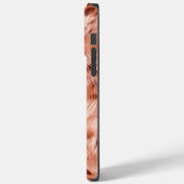 Roos Gold Blush Roze Luipaard Case-Mate iPhone Case (Achterkant / Links)