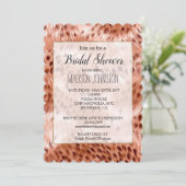 Roos Gold Blush Roze Luipaard Kaart (Staand voorkant)