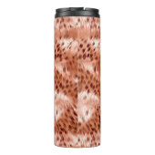 Roos Gold Blush Roze Luipaard Thermosbeker (Achterkant)