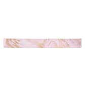 Roos Gold Blush Roze marmer White - wit Lint (Voorkant)
