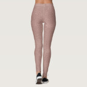 Roos Gold Blush Sequins Metallic Glitter Leggings (Achterkant)