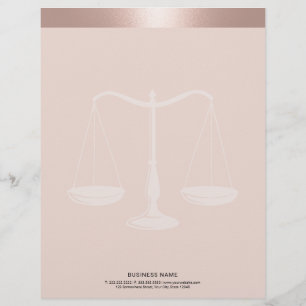Roos Gold Border Lawyer Scale Attorney of law Briefhoofd