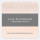 Roos Gold Branding Stickers (Voorkant)