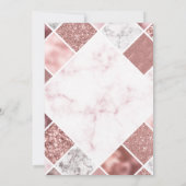 Roos Gold Bridal Shower Kaart (Achterkant)