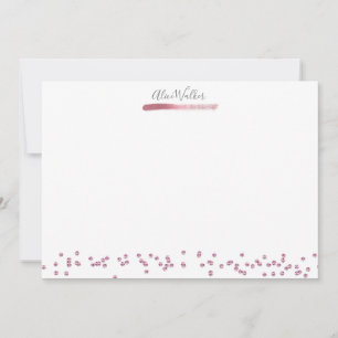 Roos Gold ⎢ briefpapier Kaart Notitiekaartje