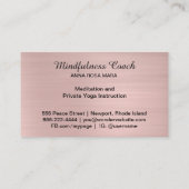 *~* Roos Gold Butterfly Mystical Stars Magical Bu Visitekaartje (Achterkant)