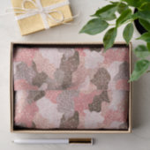 Roos Gold Camo Faux Glitter Camouflage Glam Tissuepapier (Geschenk)