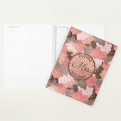 Roos Gold Camo Faux Glitter Camouflage Wedding Planner (Display)