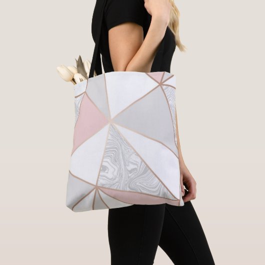 Roos Gold Canvas tas (Dichtbij)