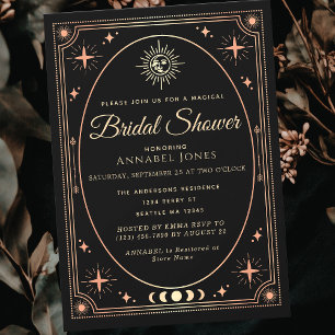 Roos Gold Celestial Black Tarot Kaart Vrijgezellen