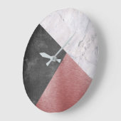 Roos Gold, Chalkboard en marmer Grote Klok (Hoek)