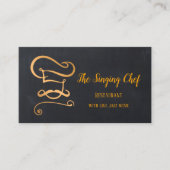 Roos Gold Chalkboard Restaurant Visitekaartje (Voorkant)