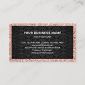 Roos Gold Cherry Cupcake Pastry Chef Bakery Visitekaartje (Achterkant)