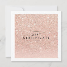 Roos Gold Chic Salon Gift Certificate