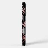 Roos Gold Circle Trellis5 op zwart Case-Mate iPhone Case (Achterkant / Rechts)