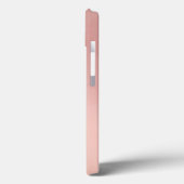 Roos Gold Colour | Aangepaste Initialen Case-Mate iPhone Case (Achterkant / Links)