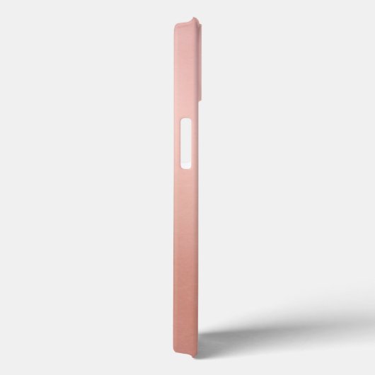 Roos Gold Colour | Aangepaste Initialen Case-Mate iPhone Case (Achterkant / Rechts)