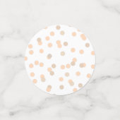 Roos Gold Confetti Birthday Party (Kleine voorkant)