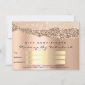 Roos Gold Confetti QR Code Logo Beauty Studio Hair (Voorkant)