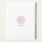 Roos Gold Crochet Planner (Achterkant)