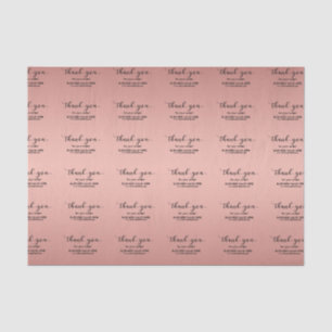 Roos Gold Custom Dank u Business Tissuepapier