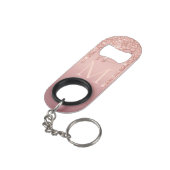 Roos Gold Custom Letter Sleutelhanger Bottle Opene Mini Flessenopener (Achterkant Gekanteld)
