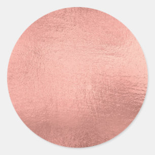 Roos Gold Custom Trendy Ronde Sticker