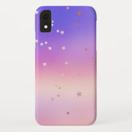 Roos Gold Diagonal Sars Patroon iPhone XR Hoesje