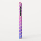 Roos Gold Diagonal Stripes Pattern Case-Mate iPhone Case (Achterkant/links)
