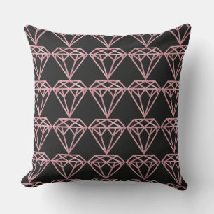 Roos Gold Diamond Kussen