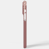 Roos Gold Diamond Look Case-Mate iPhone Case (Achterkant / Links)