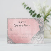 Roos Gold Diamond Sparkle Gown RSVP (Staand voorkant)