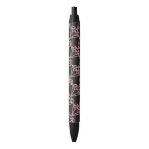 Roos Gold Diamond Zwarte Inkt Pen