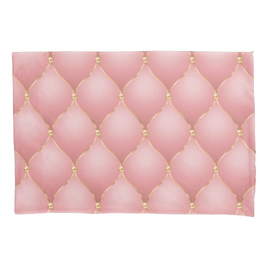 Roos Gold Diamonds Tufted Pillow Hoesje Kussensloop (Voorkant)