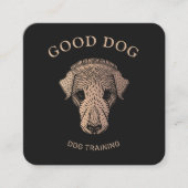 Roos Gold Dog Trainer Training Visitekaartje (Voorkant)
