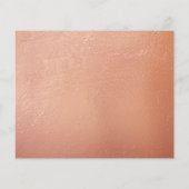 Roos Gold Dress Bruidsmeisje Informatie Kaart (Achterkant)